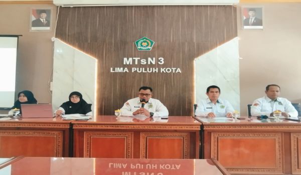 MTsN 3 Lima Puluh Kota Gelar Rapat Kenaikan Kelas, Pembagian Tugas, dan Penetapan TPM